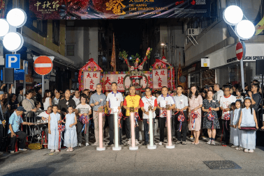 國安小火龍大坑起舞 少年警訊傳承文化守護國安