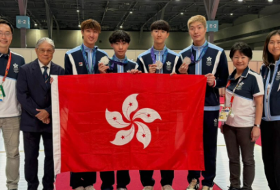 名古屋亞運港隊助威接力！沈鳳君接替羅淑佩駐場 見證男子花劍團體奪銀